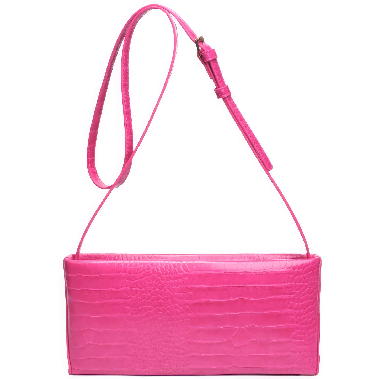 Vegan Croc Crossbody Mandy Handle Bag (6 Colors)