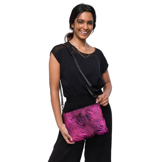 Vegan Crossbody Handbag w/ Removable Straps