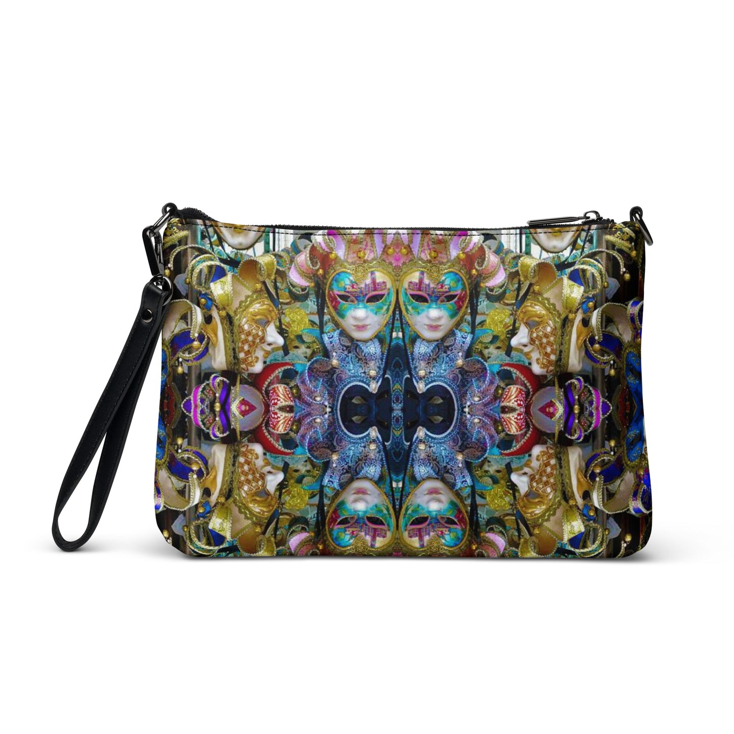 Vegan Crossbody Handbag w/ Removable Straps