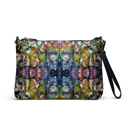 Vegan Crossbody Handbag w/ Removable Straps