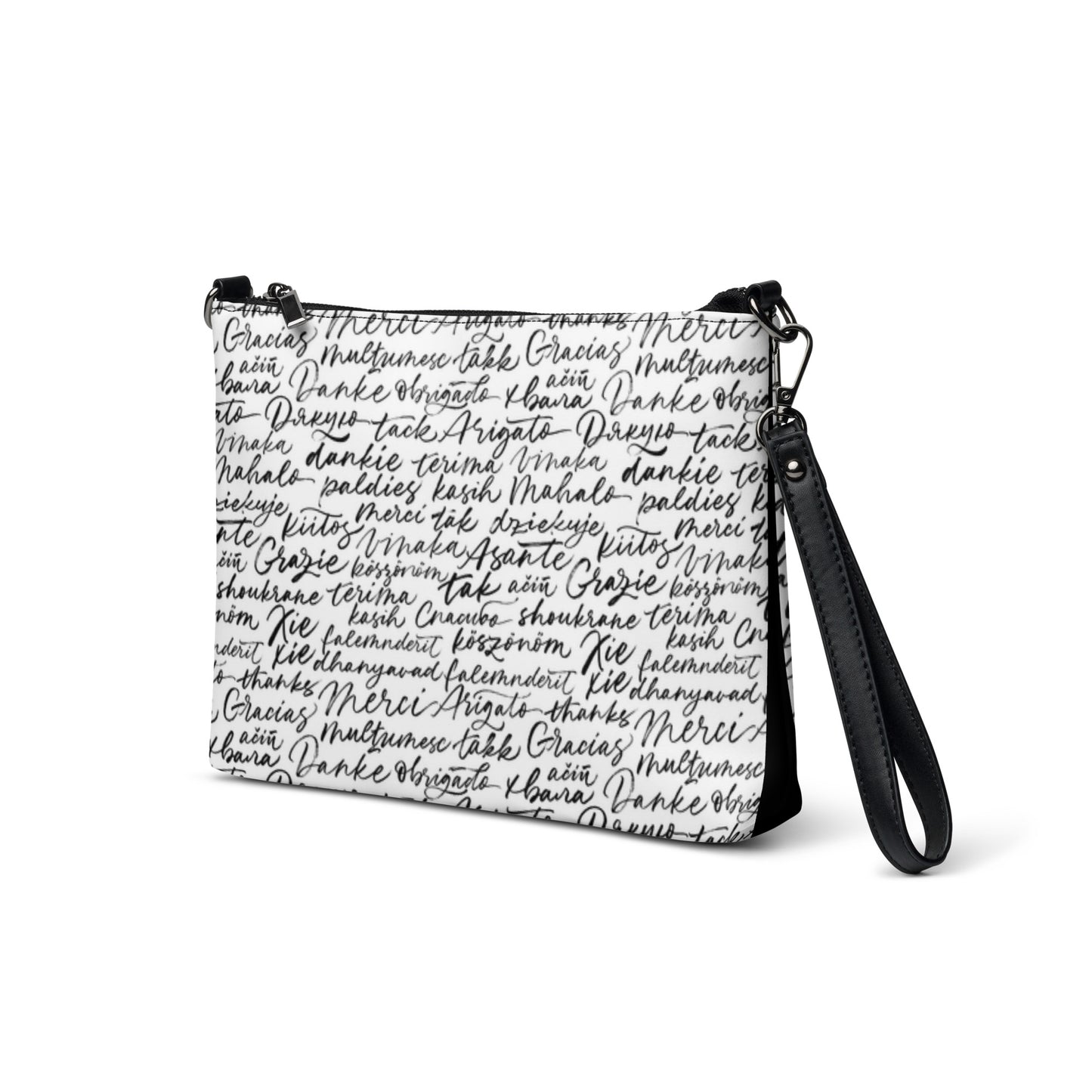 Vegan Crossbody Handbag w/ Removable Straps