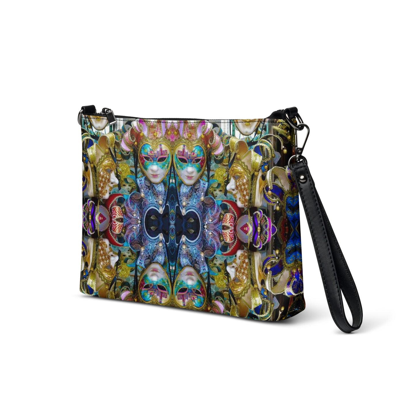 Vegan Crossbody Handbag w/ Removable Straps