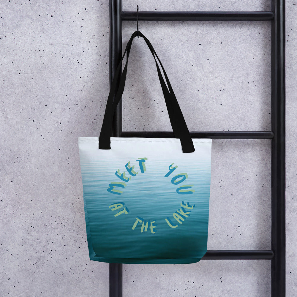 Meet You At The Lake Tote Bag