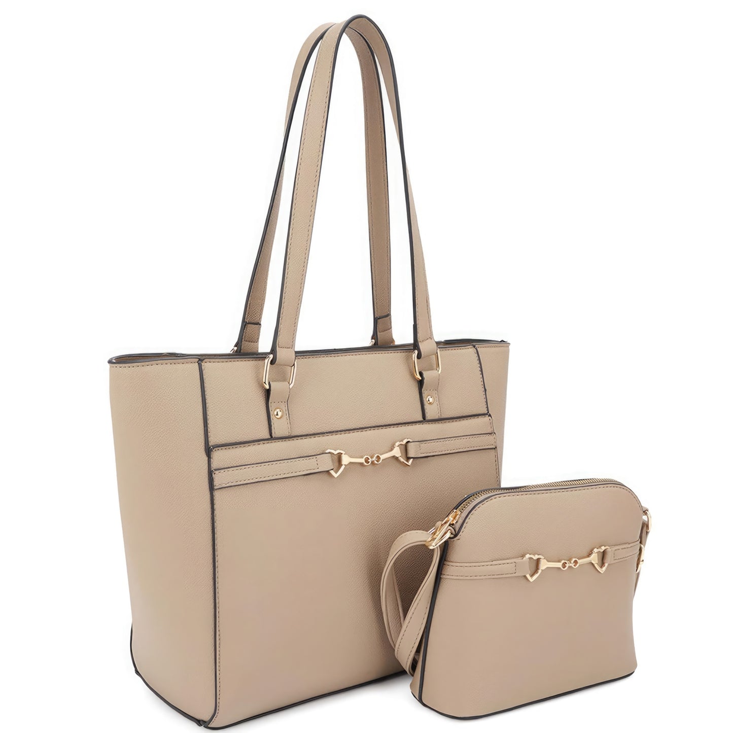 Matching Crossbody and Tote Bag Set (5 Colors)