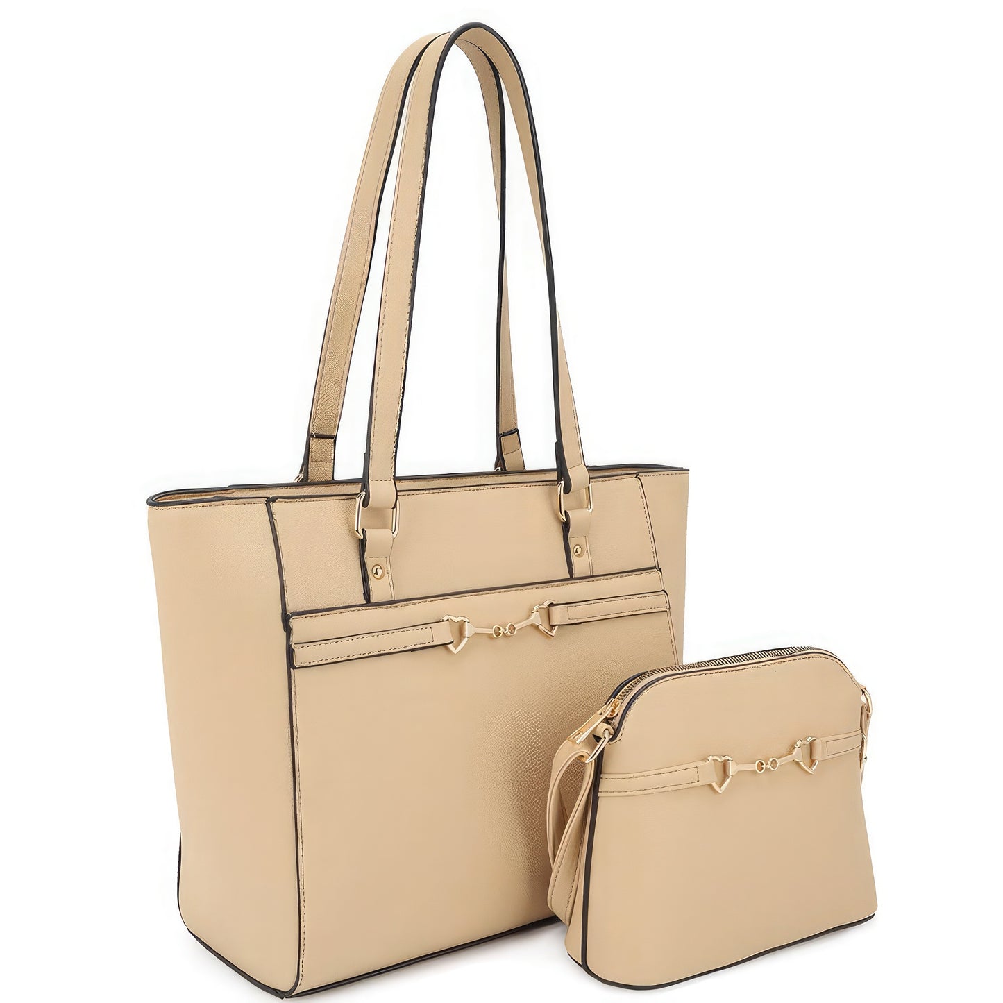 Matching Crossbody and Tote Bag Set (5 Colors)